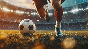 athlete wearing proper cleats for sports foot support and injury prevention