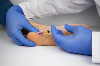 PRP therapy for foot and ankle pain performed by an Idaho podiatrist